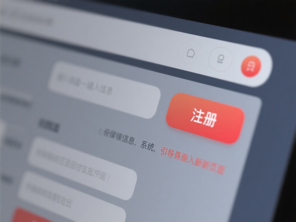 在页面的右上方，您会发现一个显眼的“注册”按钮。点