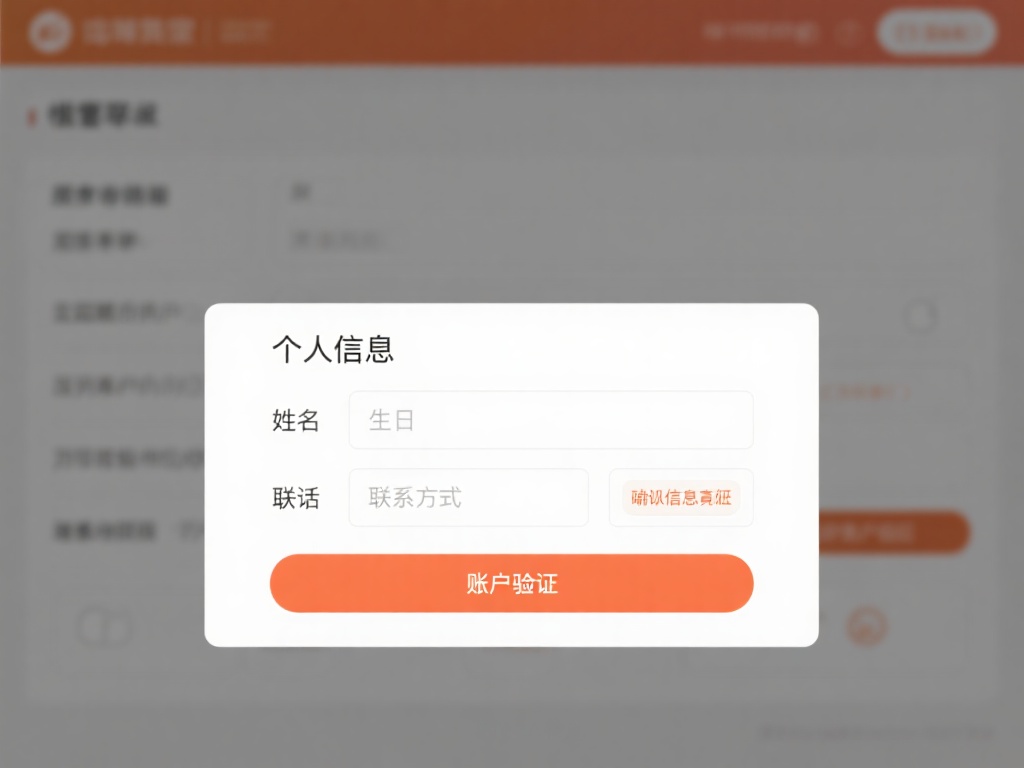 填写个人信息：按照要求填写真实的个人信息，包括姓名